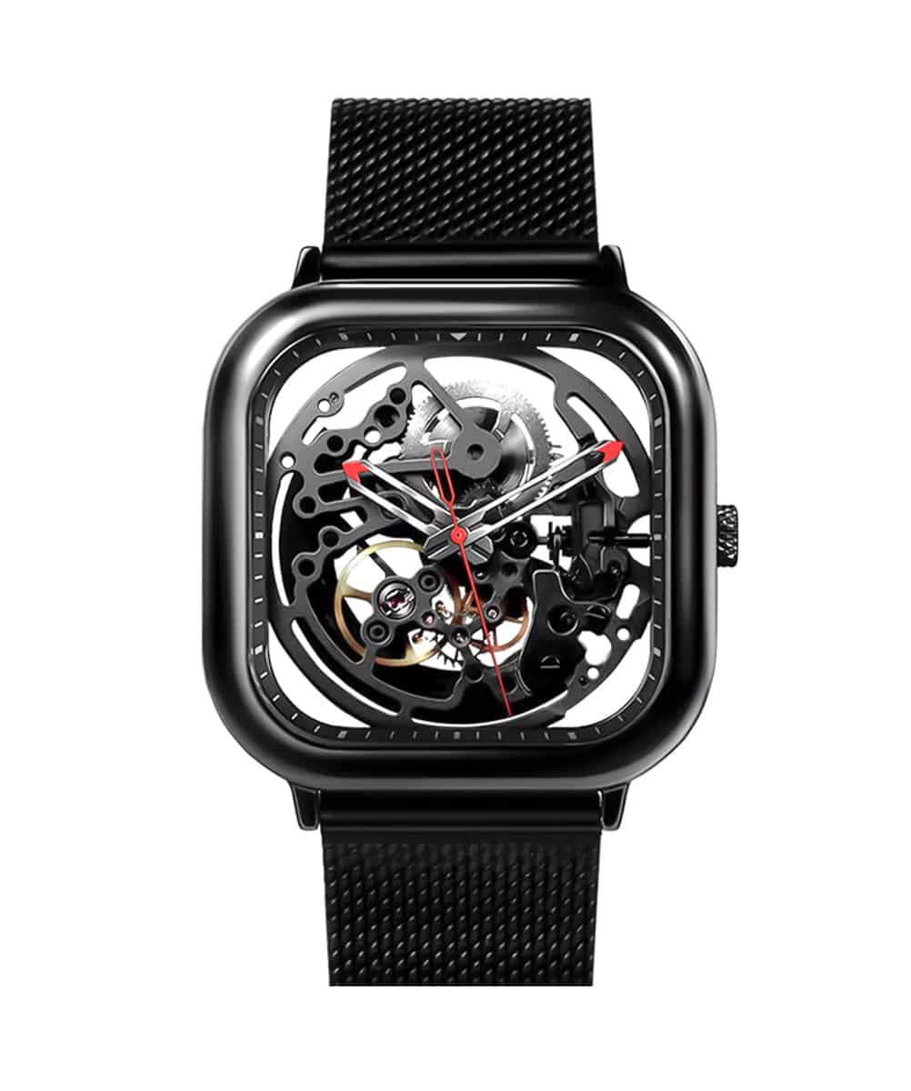MONTRE CIGADESIGN FULL HOLLOW WRISTWATCH BLACK